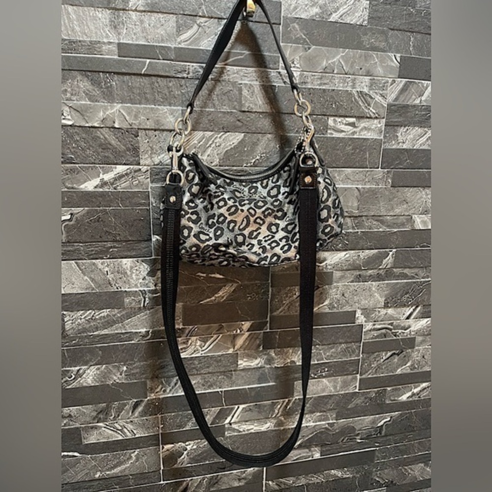 Coach Metallic Leopard Print Crossbody